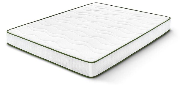 Saltea FLEX SAPPHIRE BIO MEMORY 14+5, spumă poliuretanică elastică, spumă cu memorie, husă cu efect antialergic, superortopedică, Grosime 21 cm, 90x200