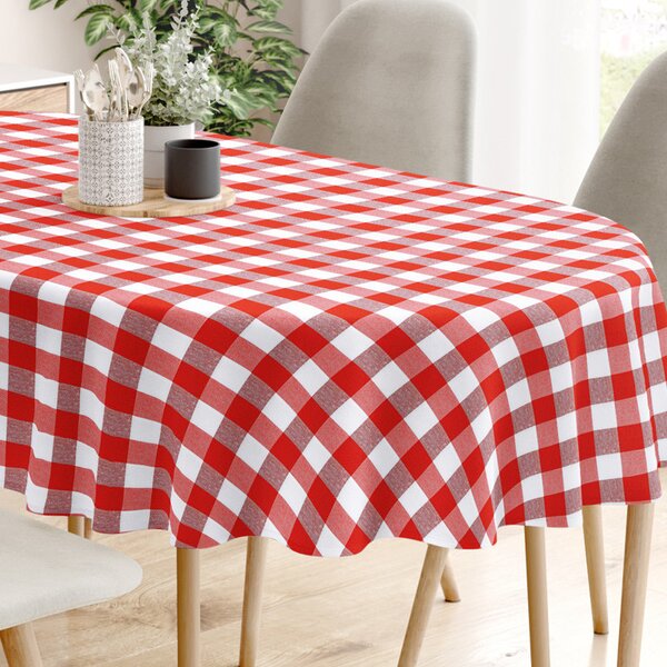 Goldea față de masă decorativă menorca - model 013 - ovale 120 x 180 cm