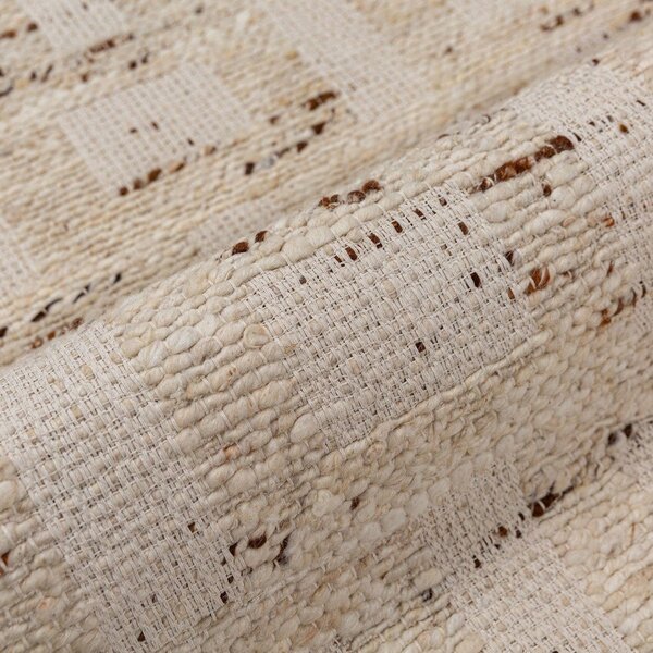 Covor în culoare naturală țesut manual din amestesc de lână 140x200 cm Rova Blend – Flair Rugs