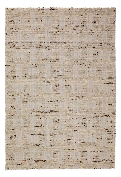 Covor în culoare naturală țesut manual din amestesc de lână 140x200 cm Rova Blend – Flair Rugs