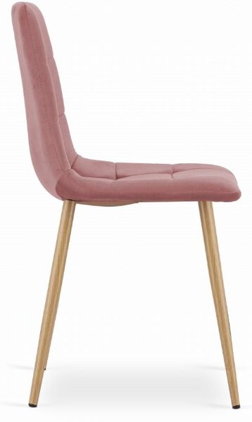 Scaun de sufragerie din catifea Rose Luxury