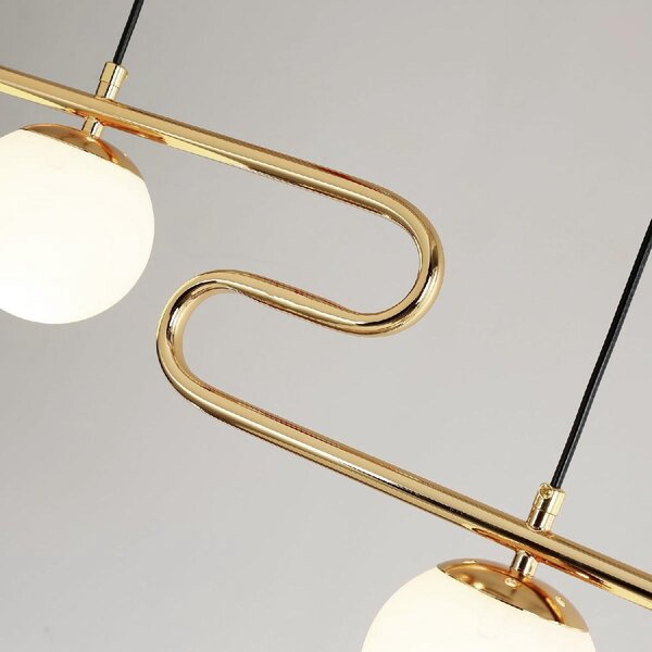 Lampă suspendată APP1599-5CP Gold