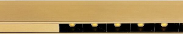 Lustră LED LINEA suspendată pe cablu, 36W, 230V, 3000/4000/5700K, CRI 90, auriu