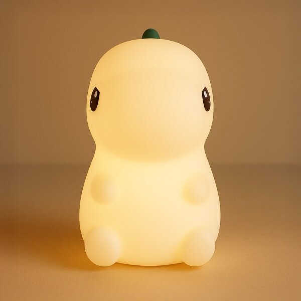 Lumină de veghe pentru copii DINO, LED RGBW reîncărcabilă și reglabilă, 1W, 5V, 1200 mAh