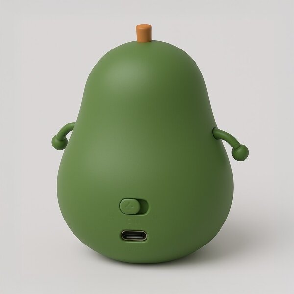 Lampă de veghe pentru copii AVOCADO, LED reîncărcabilă și reglabilă LED/1W/5V 1200 mAh