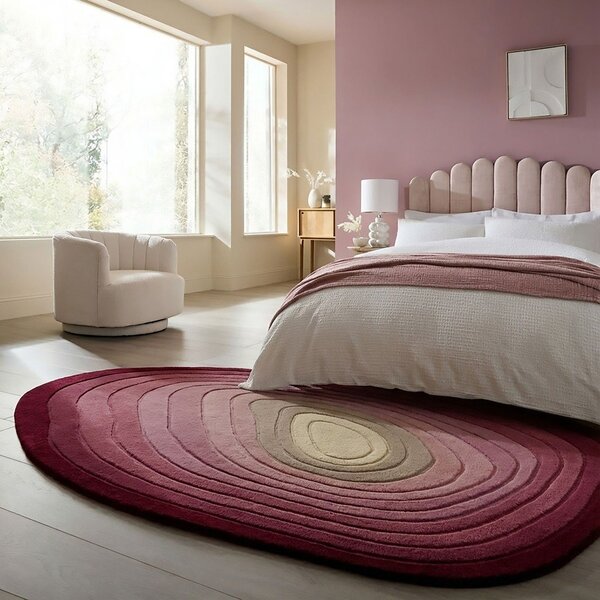 Covor mov țesut manual din lână 160x230 cm Puddle Ombre – Flair Rugs