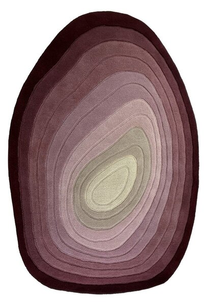 Covor mov țesut manual din lână 160x230 cm Puddle Ombre – Flair Rugs