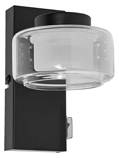 Osram - Aplică de perete pentru baie ORBIS FLAME LED/5,5W/230V IP44 neagră