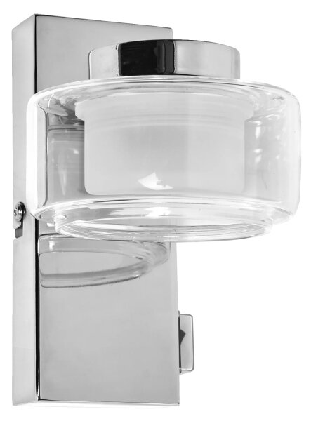 Osram - Aplica LED de perete pentru baie ORBIS FLAME, 5,5 W, 230 V, IP44, crom