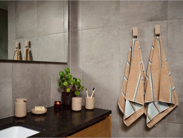 Dozator de săpun lichid bej din gresie ceramică 250 ml Ume – Zone