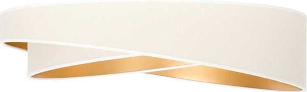 BRILAGI - Corp de iluminat LED dimabil VELVET TWIST LED/36W/230V CCT pr. 65 cm WT alb/auriu + telecomandă