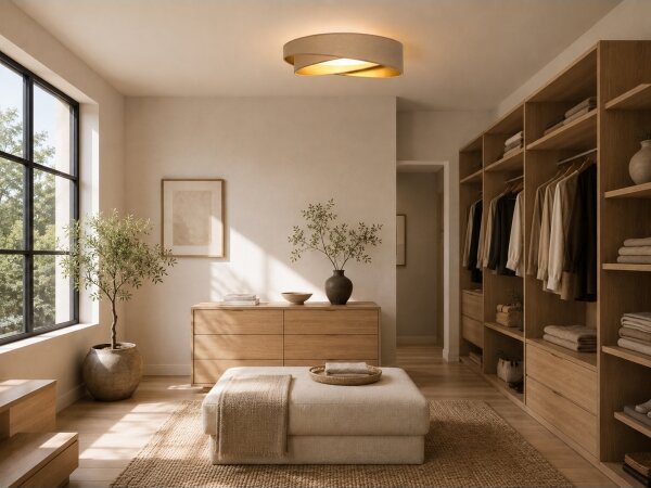 BRILAGI - Corp de iluminat LED dimabil VELVET TWIST LED/36W/230V CCT pr. 65 cm WT alb/auriu + telecomandă