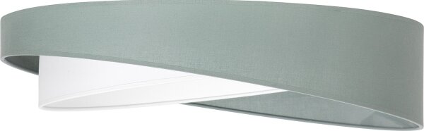 BRILAGI - Corp de iluminat LED dimabil VELVET TWIST LED/36W/230V CCT diam. 65 cm WT verde/alb + telecomandă
