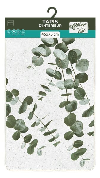 Covor alb/verde 45x75 cm Stevia – douceur d'intérieur