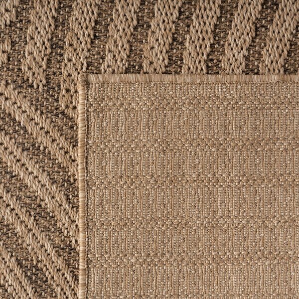 Covor pentru exterior și interior maro rotund ø 120 cm Timber 1401 – Ayyildiz Carpets