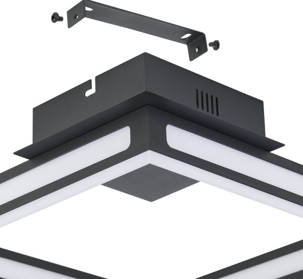 Plafonieră LED ALTAFLOR LED/11,2W/230V neagră Eglo 99787