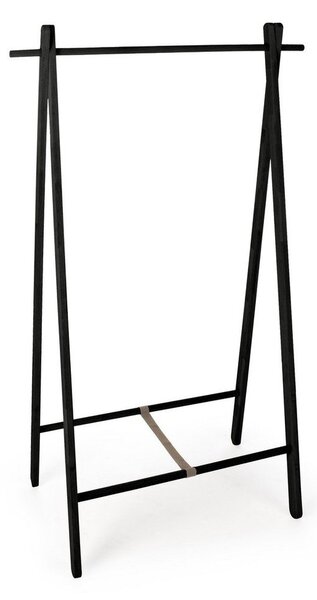Suport pentru haine negru din lemn de mesteacăn 91x151x50 cm Daiki – Yes Everyday