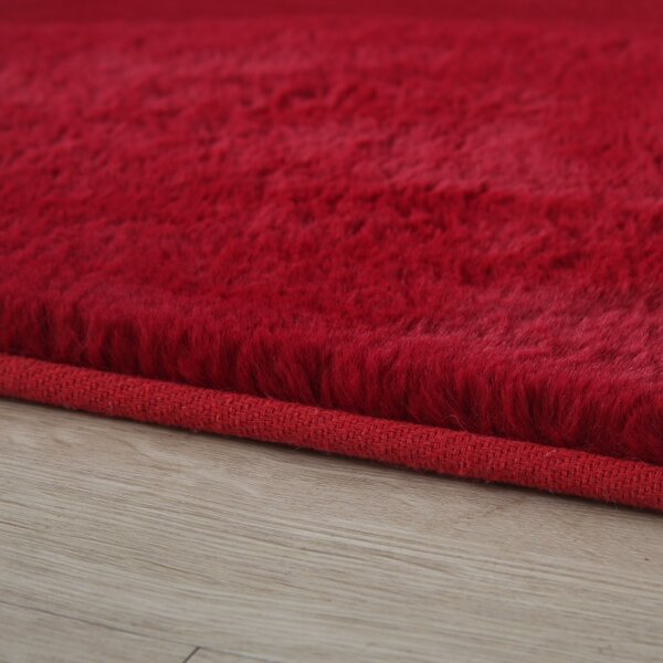 Covor Pouffy V1 Rosu 120 x 170cm