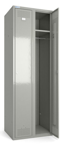 Dulap metalic dublu tip vestiar 1800x600x500 mm gri