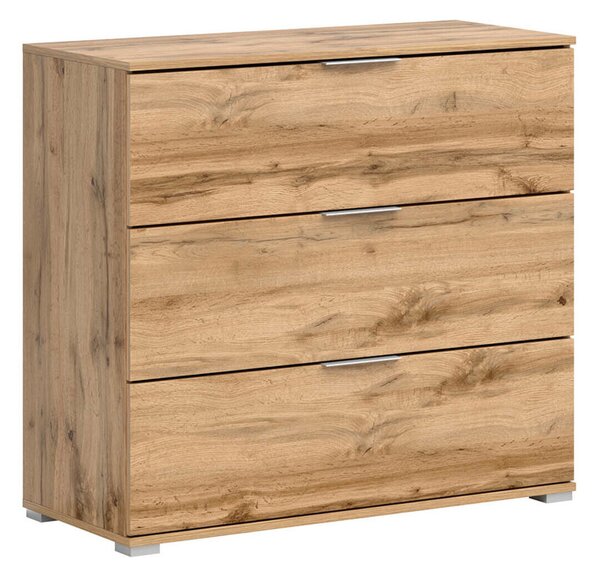 Comodă Tivetra 102, Stejar Wotan, PAL laminat, 86x95x41cm, 35 kg