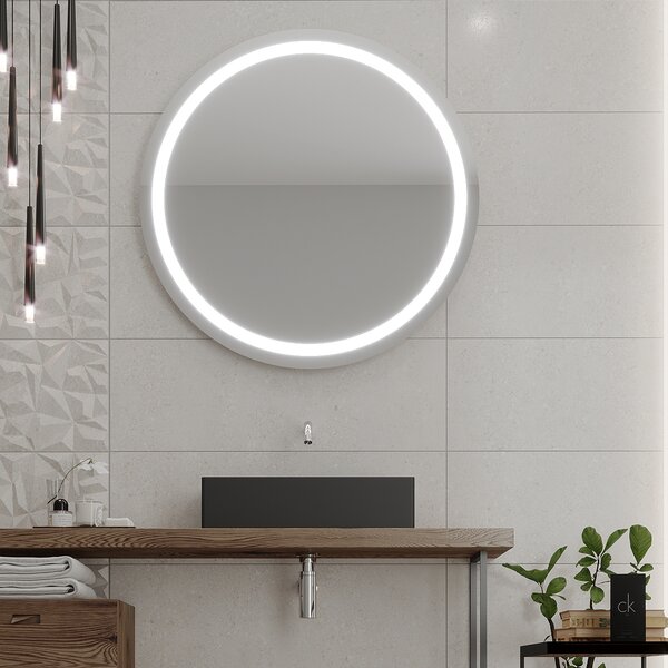 Oglindă LED rotundă C4 premium