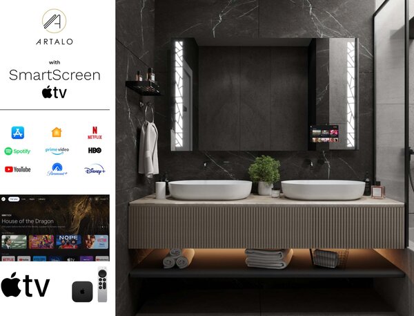 Oglindă LED cu iluminare M22 premium