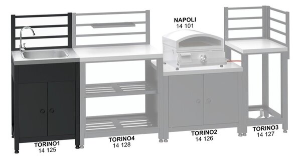 Modul de bucătărie în aer liber Torino 1 – Cattara