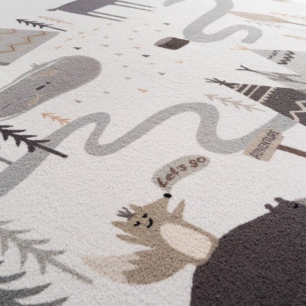 Covor pentru copii crem lavabil 120x170 cm Coco 1135 – Ayyildiz Carpets