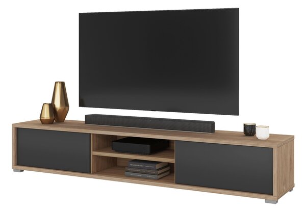 Masă TV Fiora 40 (stejar uleios + antracit). Promo -13%. 1066467