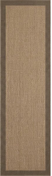 Covor tip traversă pentru interior și exterior maro 80x250 cm Timber 1402 – Ayyildiz Carpets