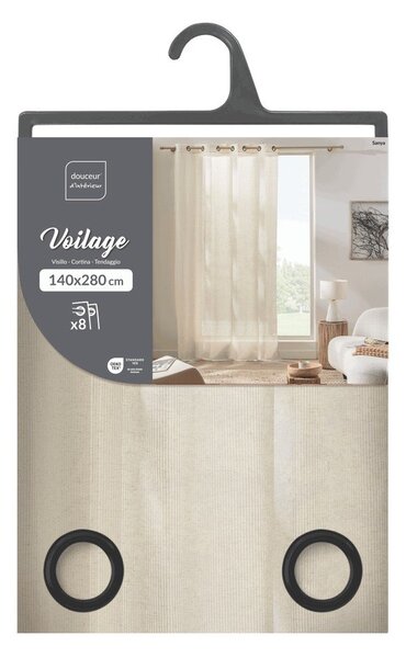 Draperie crem 140x280 cm Sanya – douceur d'intérieur