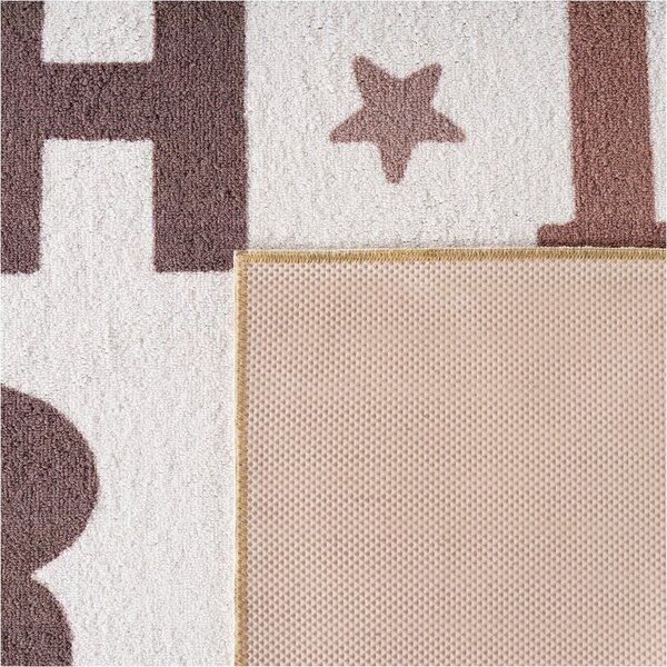 Covor pentru copii crem lavabil 120x170 cm Coco 1133 – Ayyildiz Carpets