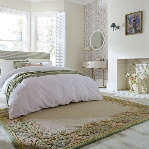 Covor țesut manual din lână 160x230 cm Verona Floral – Flair Rugs