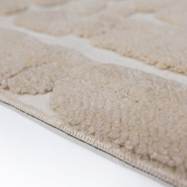 Covor tip traversă crem 80x300 cm Esra Cobbled – Flair Rugs
