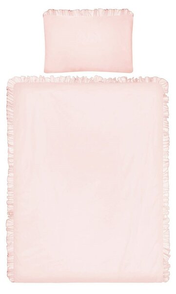 Belisima Cearșaf de bumbac pentru pătuț Pure pink,90 x 120 cm, 40 x 60 cm