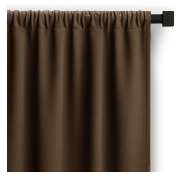 Draperie maro dimout (semi-opacă) 140x270 cm Carli – Restilo
