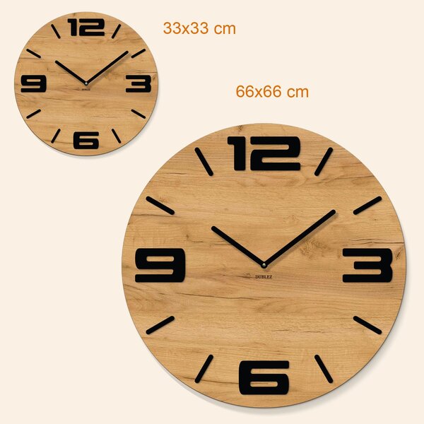 DUBLEZ | Ceas de perete mare pentru living - Numero