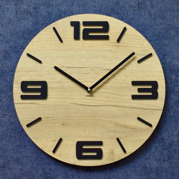 DUBLEZ | Ceas de perete mare pentru living - Numero