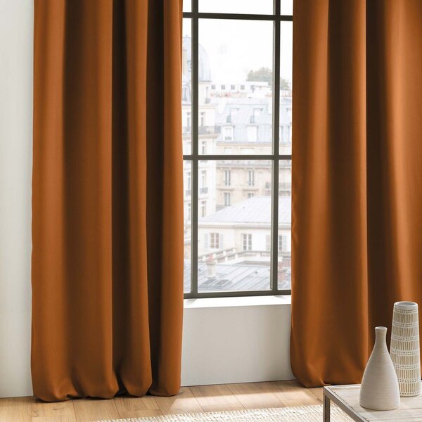 Draperie teracotă blackout 135x240 cm Occult – douceur d'intérieur