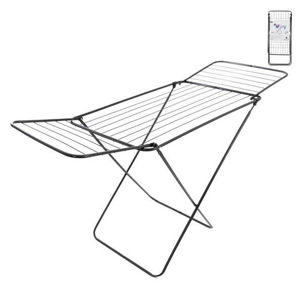 Uscător de rufe negru/gri antracit 15 m – Orion