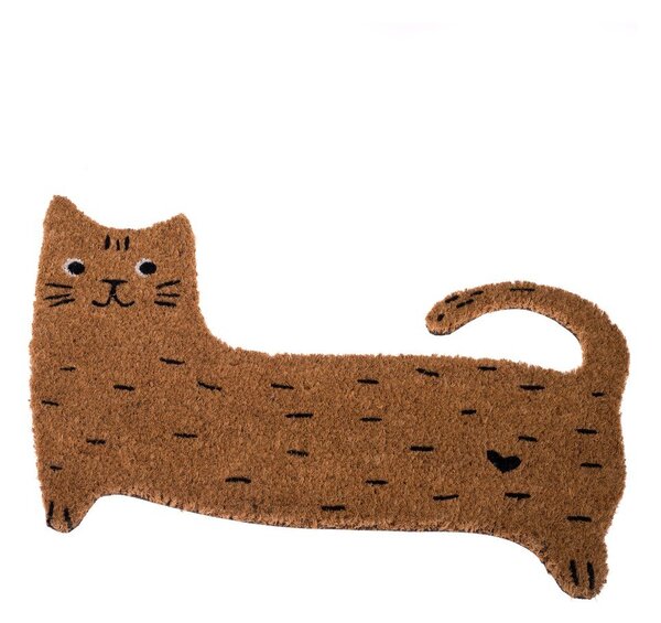 Covoraș de intrare din fibre de nucă de cocos 40x60 cm Cat – Dakls