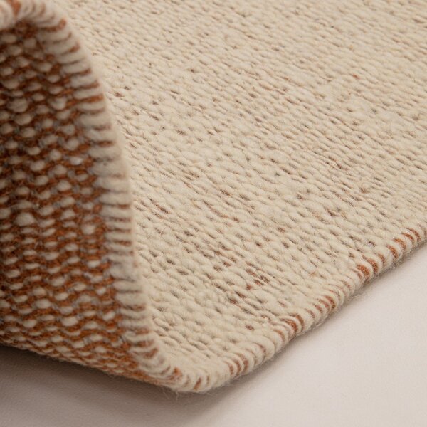 Covor crem-teracotă țesut manual din lână 120x170 cm Lima Rust – Asiatic Carpets