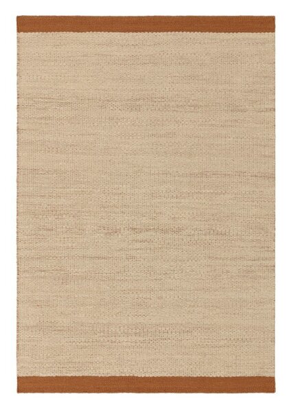 Covor crem-teracotă țesut manual din lână 120x170 cm Lima Rust – Asiatic Carpets