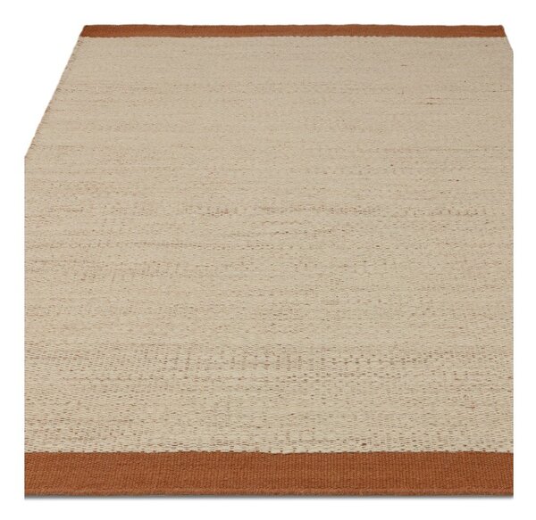 Covor crem-teracotă țesut manual din lână 120x170 cm Lima Rust – Asiatic Carpets