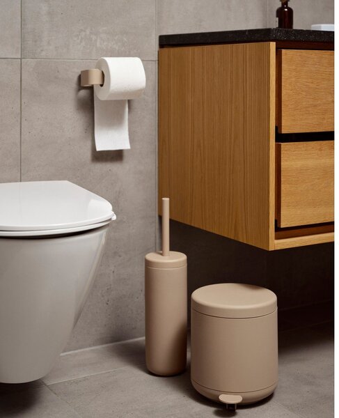 Perie de WC bej din gresie ceramică Ume – Zone