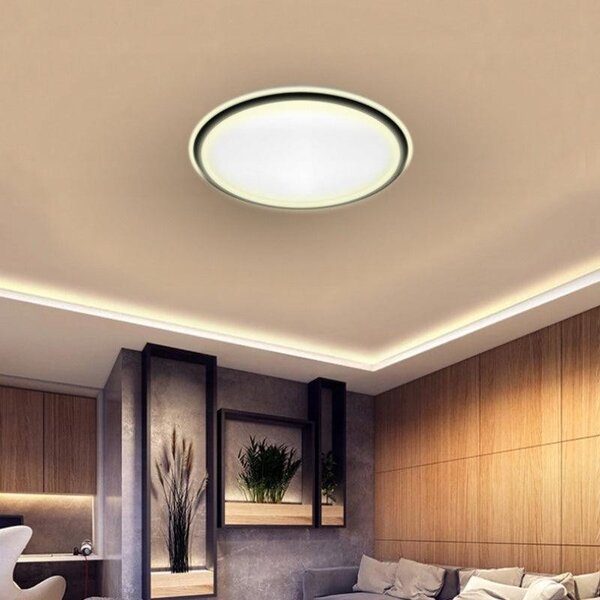Plafoniera LED Galaxis Apollo, 66W, 110 lm, cu telecomanda, IP20, diametru 400 mm