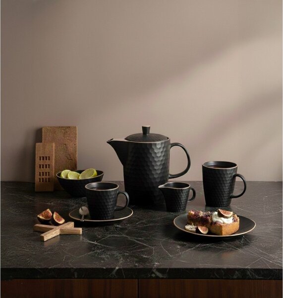 Ceașcă neagră pentru cappuccino din ceramică 250 ml Tea Time – Orion