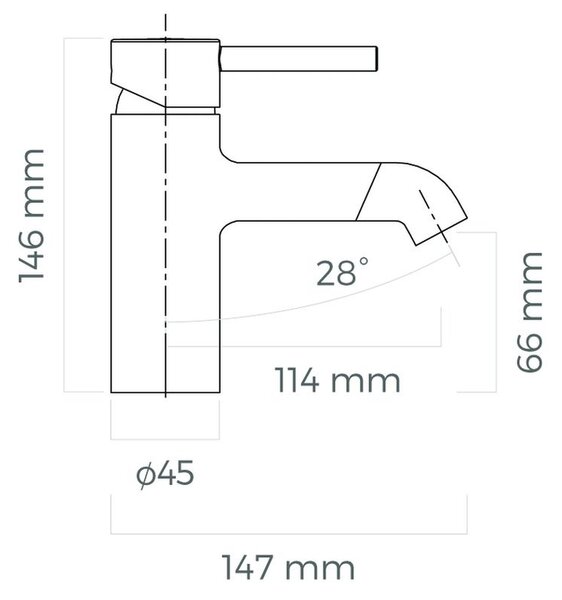 Oltens Molle baterie lavoar stativ cupru periat 32200610