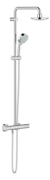 Grohe New Tempesta set de duș perete cu termostat cu duș de ploaie StarLight Chrome 27922000