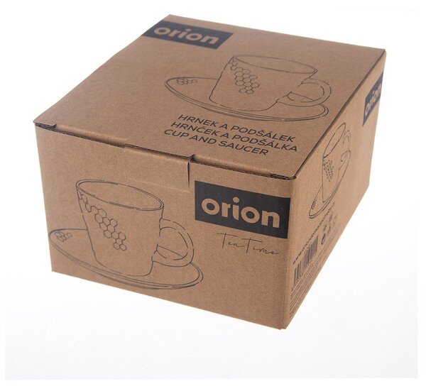 Ceașcă neagră pentru cappuccino din ceramică 250 ml Tea Time – Orion